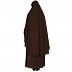 BT- Two Piece Jilbab combo in Coffee brown
